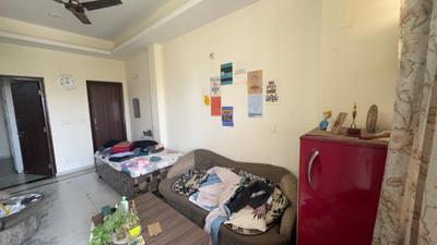 Living Room Image of 700 Sq.ft 1 BHK Builder Floor for rent in Sector 57 Gurgaon for Rs. 24000