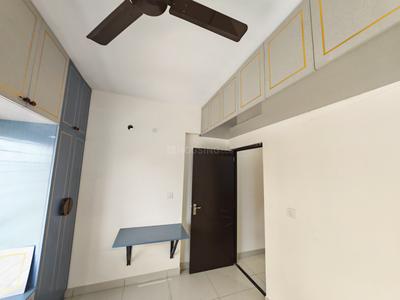 Bedroom Image of 601 Sq.ft 1 BHK Apartment / Flat for rent in Olympia Opaline, Navalur Chennai for Rs. 29000
