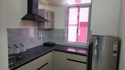 Kitchen Image of 542 Sq.ft 1 RK Apartment / Flat for rent in Karolan Ka Barh Jaipur for Rs. 16000
