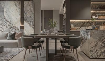 Kitchen Image of 387 Sq.ft 1 RK Apartment / Flat for sale in Jumeirah Village Dubai for Rs. 17845845