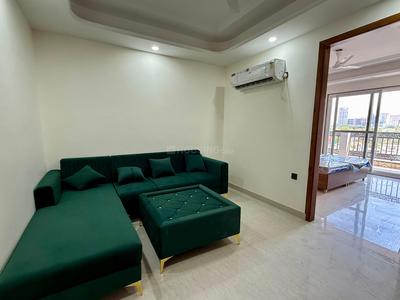 Living Room Image of 700 Sq.ft 1 BHK Builder Floor for rent in Sector 57 Gurgaon for Rs. 33000