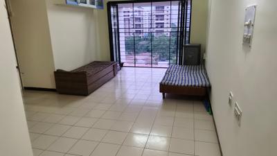 Living Room Image of 600 Sq.ft 1 BHK Apartment / Flat for rent in Paranjape Ojas, Pashan Pune for Rs. 26000
