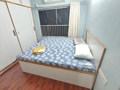 Bedroom Image of 1080 Sq.ft 2 BHK Apartment / Flat for rent in Adani The Meadows, Shantigram Ahmedabad for Rs. 37000