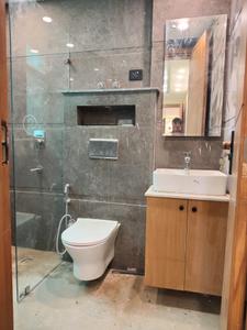 Bedroom Three Image of 1800 Sq.ft 3 BHK Builder Floor for rent in Freedom Fighters Enclave New Delhi for Rs. 51000