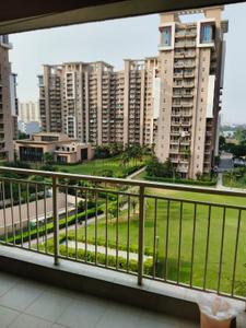 Balcony Image of 1500 Sq.ft 3 BHK Apartment / Flat for rent in Emaar Palm Gardens, Sector 83 Gurgaon for Rs. 45000