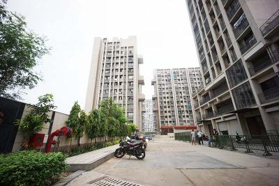 Image of 845 Sq.ft 2 BHK Apartment / Flat for sale in Sun Rising Homes, Gota, Ahmedabad for Rs. 5200000