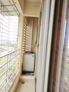 Balcony Image of 750 Sq.ft 1 BHK Apartment / Flat for sale in Ghansoli Navi Mumbai for Rs. 7600000