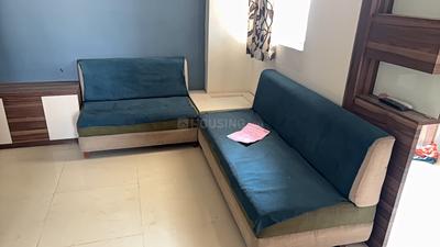 Living Room Image of 990 Sq.ft 2 BHK Apartment / Flat for sale in Aroma Aakruti Aangan, Lambha Ahmedabad for Rs. 2150000