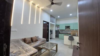 Living Room Image of 500 Sq.ft 1 BHK Builder Floor for rent in Mahalakshmi Nagar Indore for Rs. 24000