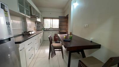 Kitchen Image of 1100 Sq.ft 2 BHK Apartment / Flat for rent in Vijay Nagar Indore for Rs. 35000