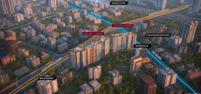 Image of 1451 Sq.ft 3 BHK Apartment / Flat for sale in Mesacon Greens, Andheri West, Mumbai for Rs. 54000000