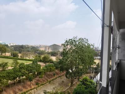 Balcony Image of 600 Sq.ft 1 BHK Apartment / Flat for rent in Jubilee Hills Hyderabad for Rs. 16001