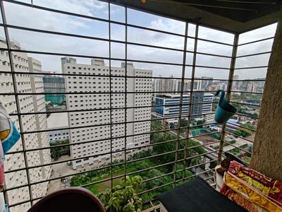 Balcony Image of 377 Sq.ft 1 BHK Apartment / Flat for sale in Srishti Elegance, Bhandup West Mumbai for Rs. 8200000