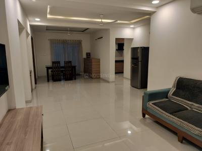 Hall Image of 1600 Sq.ft 3 BHK Apartment / Flat for rent in Alekhya Palm Woods, Financial District Hyderabad for Rs. 72000