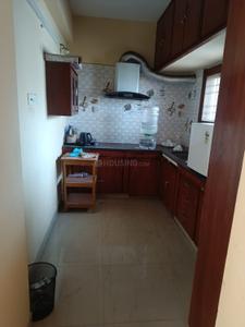 Kitchen Image of 1100 Sq.ft 3 BHK Apartment / Flat for rent in Benz Circle Vijayawada for Rs. 40000