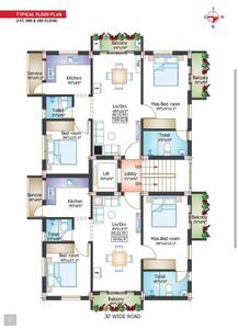 Image of 914 Sq.ft 2 BHK Apartment / Flat for sale in Korattur, Chennai for Rs. 9600000