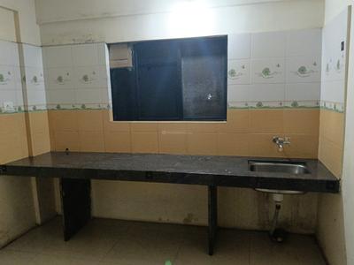 Kitchen Image of 650 Sq.ft 1 BHK Apartment / Flat for rent in Dhanori Pune for Rs. 15000