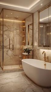 Bathroom Image of 650 Sq.ft 1 BHK Apartment / Flat for sale in Sector 73 Noida for Rs. 3200000