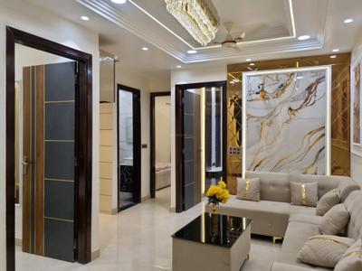 Living Room Image of 900 Sq.ft 3 BHK Apartment / Flat for sale in Razapur Khurd New Delhi for Rs. 6580001