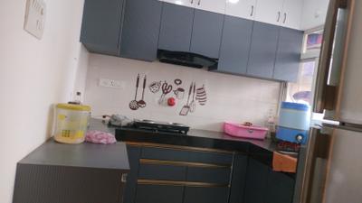 Kitchen Image of 1020 Sq.ft 2 BHK Apartment / Flat for rent in Wildwoods, Wagholi Pune for Rs. 26000