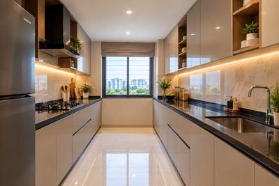 Kitchen Image of 1360 Sq.ft 3 BHK Apartment / Flat for sale in Baner Pune for Rs. 12600000