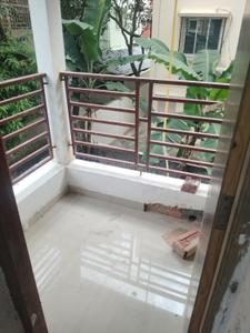 Balcony Image of 880 Sq.ft 3 BHK Apartment / Flat for sale in Purbalok Kolkata for Rs. 6000000