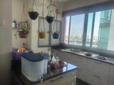 Kitchen Image of 2300 Sq.ft 3 BHK Apartment / Flat for rent in Sattva Magnificia, Mahadevapura Bengaluru for Rs. 120000