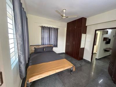 Bedroom Image of 650 Sq.ft 1 BHK Apartment / Flat for rent in Munnekollal Bengaluru for Rs. 26000