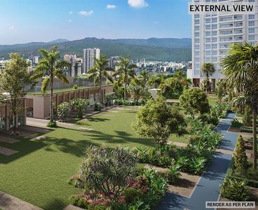 Image of 932 Sq.ft 2 BHK Apartment / Flat for sale in Rustomjee La Vie Wing A, Thane West, Thane for Rs. 17900000