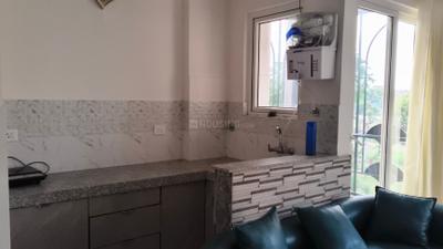 Kitchen Image of 700 Sq.ft 1 BHK Apartment / Flat for rent in Jagatpura Jaipur for Rs. 21000