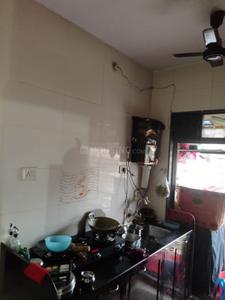 Kitchen Image of 650 Sq.ft 1 BHK Apartment / Flat for sale in Swaraj Crystal, Rabale Navi Mumbai for Rs. 7200000