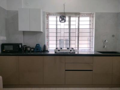 Kitchen Image of 640 Sq.ft 1 BHK Apartment / Flat for rent in K R Puram Bengaluru for Rs. 28000