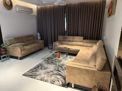 Hall Image of 2450 Sq.ft 4 BHK Apartment / Flat for rent in Happy Home Happy Glorious Phase 2, Vesu Surat for Rs. 75000