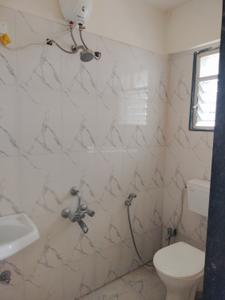 Bathroom Image of 784 Sq.ft 2 BHK Apartment / Flat for rent in Silver Homes, Moshi Pune for Rs. 15000