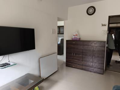 Living Room Image of 450 Sq.ft 1 BHK Apartment / Flat for rent in Borivali East Mumbai for Rs. 34000