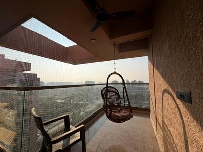 Balcony Image of 2580 Sq.ft 3 BHK Apartment / Flat for rent in Alaya Belmonte, Chharodi Ahmedabad for Rs. 54000