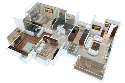 Image of 1050 Sq.ft 3 BHK Apartment / Flat for sale in Oree Cloud 51, Bavdhan, Pune for Rs. 13800000
