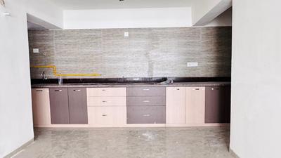 Kitchen Image of 2200 Sq.ft 3 BHK Apartment / Flat for sale in Kavisha The Canvas, South Bopal Ahmedabad for Rs. 11000000