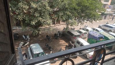 Balcony Image of 450 Sq.ft 2 BHK Builder Floor for sale in Karampura New Delhi for Rs. 3200000