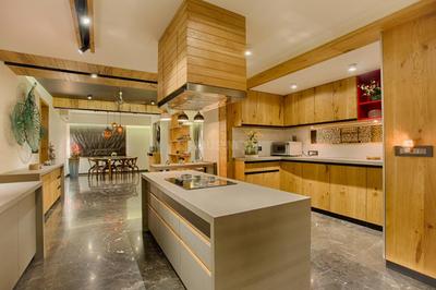 Kitchen Image of 3996 Sq.ft 3 BHK Apartment / Flat for sale in Sambhav Stavan Avisha, Jodhpur Ahmedabad for Rs. 38500000