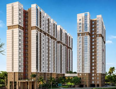 Building Image of 1026 Sq.ft 3 BHK Apartment / Flat for sale in Bhawani Paraiso, New Town Kolkata for Rs. 14000000