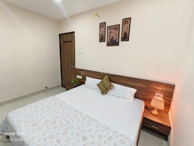 Bedroom Image of 1500 Sq.ft 1 BHK Apartment / Flat for rent in Mahalakshmi Nagar Indore for Rs. 22000