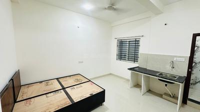 Bedroom Image of 750 Sq.ft 1 RK Builder Floor for rent in Indra Puri Colony Indore for Rs. 8000