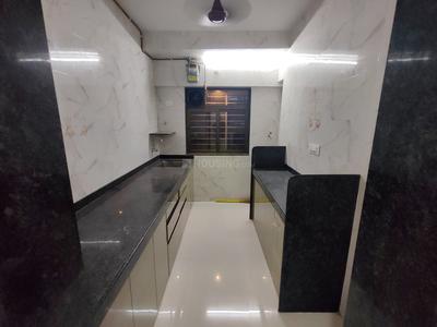 Kitchen Image of 700 Sq.ft 2 BHK Apartment / Flat for rent in S S Shree Abhirekha Heritage Chs Ltd, Kandivali West Mumbai for Rs. 45000