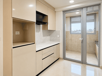 Kitchen Image of 1793 Sq.ft 3 BHK Apartment / Flat for rent in Brigade Residences, Perungudi Chennai for Rs. 140000