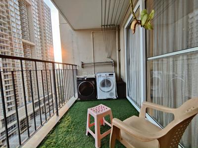 Balcony Image of 2267 Sq.ft 4.5 BHK Apartment / Flat for rent in Bhartiya Nikoo Homes Phase 2, Thanisandra Bengaluru for Rs. 150000