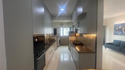 Kitchen Image of 1655 Sq.ft 3 BHK Apartment / Flat for rent in L And T Raintree Boulevard, Sahakara Nagar Bengaluru for Rs. 100000