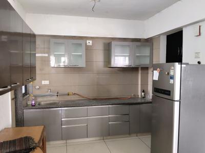 Kitchen Image of 1881 Sq.ft 3 BHK Apartment / Flat for sale in Shikhar Landmark, Tragad Ahmedabad for Rs. 8000000