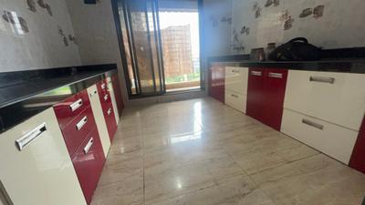 Kitchen Image of 1480 Sq.ft 3 BHK Apartment / Flat for rent in Shree Sawan Lifestyle, Kharghar Navi Mumbai for Rs. 50000