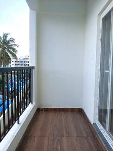 Bedroom Three Image of 1500 Sq.ft 3 BHK Apartment / Flat for rent in Yoga Sai Srikaram, Kaggadasapura Bengaluru for Rs. 60005